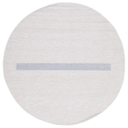 Safavieh 6 x 6 ft. Natural Flat Weave Round Area Rug; Ivory & Light Blue NAT324K-6R